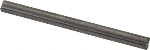 SGS Pro - 1/8" Cut Diam, 1/8" Shank Diam, Cylinder with End Cut Head Single Cut Burr - Carbide, End Cut End - Exact Tooling
