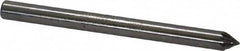 SGS Pro - 1/8" Cut Diam, 1/8" Shank Diam, Cone Head Double Cut Burr - Carbide, Point End, 3/32" LOC, 1-1/2" OAL - Exact Tooling