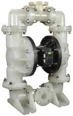 SandPIPER - 2" NPT, Nonmetallic, Air Operated Diaphragm Pump - PTFE Diaphragm, Polypropylene Housing - Exact Tooling