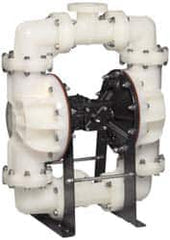SandPIPER - 3" NPT, Nonmetallic, Air Operated Diaphragm Pump - Santoprene Diaphragm, Polypropylene Housing - Exact Tooling