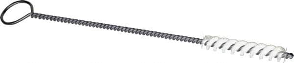 Brush Research Mfg. - 2" Long x 5/16" Diam Nylon Hole Cleaning Brush - 8" OAL, 0.008" Filament Diam, 1/8" Shank Diam - Exact Tooling