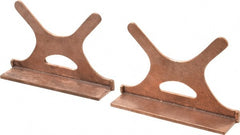 Wilton - 6-1/2" Jaw Width, Copper, Vise Jaw Cap - Exact Tooling