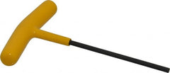 Bondhus - 9/64" Hex, T-Handle Cushion Grip, Hex Key - 4-29/32" OAL, Protanium High Torque Steel, Inch System of Measurement - Exact Tooling