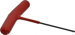 Bondhus - 2mm Hex, T-Handle Cushion Grip, Hex Key - 4" OAL, Protanium High Torque Steel, Metric System of Measurement - Exact Tooling