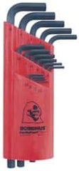 Bondhus - 15 Piece L-Key Hex Key Set - Hex Range 1.27 to 10mm - Exact Tooling