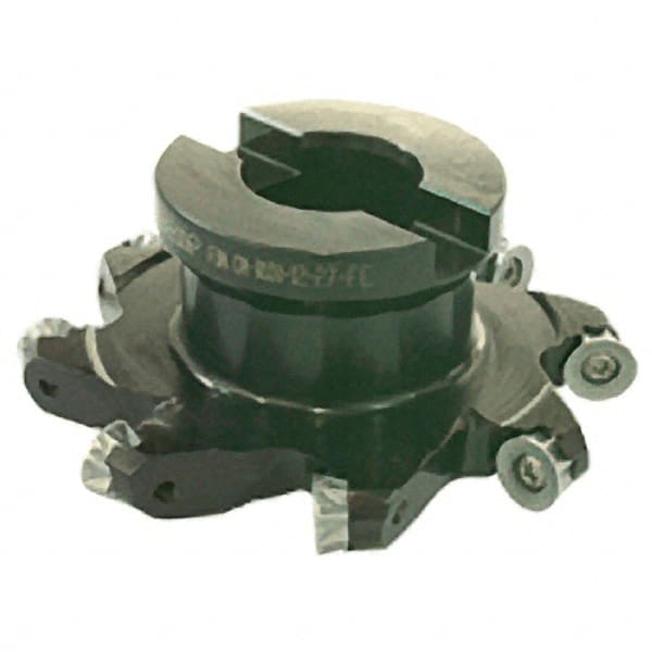Iscar - Shell Mount B Connection, 0.4803" Cutting Width, 1.0551" Depth of Cut, 88.6mm Cutter Diam, 1-1/16" Hole Diam, 8 Tooth Indexable Slotting Cutter - FDN-CM Toolholder, O45MT, R90.. Insert - Exact Tooling