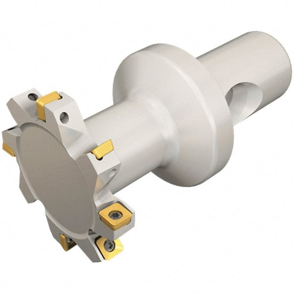 Iscar - Shank Connection, 0.315" Cutting Width, 0.5472" Depth of Cut, 50mm Cutter Diam, 8 Tooth Indexable Slotting Cutter - FDN-CF4 Toolholder, Q/XOMT Insert - Exact Tooling