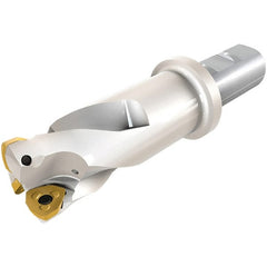 Iscar - 25mm Cut Diam, 0.059" Max Depth, 25mm Shank Diam, Cylindrical Shank Indexable High-Feed End Mill - Screw Holding Method, FF WOMT/WOCT, FF WOMW Insert, FF EW Toolholder, Through Coolant - Exact Tooling