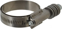 IDEAL TRIDON - Steel Auto-Adjustable Worm Drive Clamp - 5/8" Wide x 5/8" Thick, 1-1/4" Hose, 1-1/4 to 2-1/8" Diam - Exact Tooling