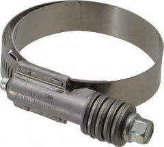 IDEAL TRIDON - Steel Auto-Adjustable Worm Drive Clamp - 5/8" Wide x 5/8" Thick, 1-3/4" Hose, 1-3/4 to 2-5/8" Diam - Exact Tooling