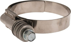 IDEAL TRIDON - Steel Auto-Adjustable Worm Drive Clamp - 5/8" Wide x 5/8" Thick, 2-1/4" Hose, 2-1/4 to 3-1/8" Diam - Exact Tooling
