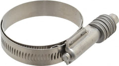 IDEAL TRIDON - Stainless Steel Auto-Adjustable Worm Drive Clamp - 5/8" Wide x 5/8" Thick, 1-3/4" Hose, 1-3/4 to 2-5/8" Diam - Exact Tooling