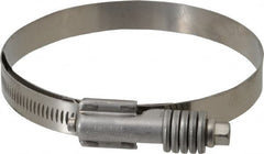 IDEAL TRIDON - Stainless Steel Auto-Adjustable Worm Drive Clamp - 5/8" Wide x 5/8" Thick, 3-3/4" Hose, 3-3/4 to 4-5/8" Diam - Exact Tooling