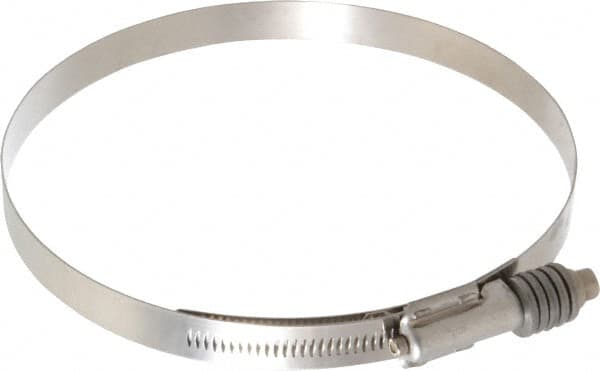 IDEAL TRIDON - Stainless Steel Auto-Adjustable Worm Drive Clamp - 5/8" Wide x 5/8" Thick, 6-1/4" Hose, 6-1/4 to 7-1/8" Diam - Exact Tooling