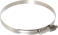 IDEAL TRIDON - Stainless Steel Auto-Adjustable Worm Drive Clamp - 5/8" Wide x 5/8" Thick, 6-1/4" Hose, 6-1/4 to 7-1/8" Diam - Exact Tooling