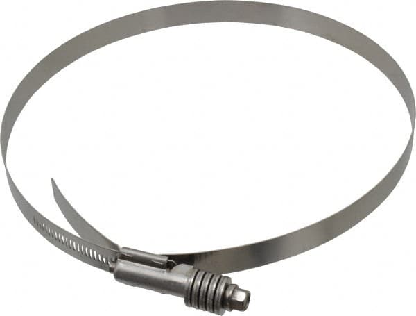 IDEAL TRIDON - Stainless Steel Auto-Adjustable Worm Drive Clamp - 5/8" Wide x 5/8" Thick, 8-1/4" Hose, 8-1/4 to 9-1/8" Diam - Exact Tooling