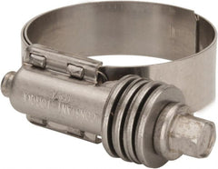 IDEAL TRIDON - Stainless Steel Auto-Adjustable Worm Drive Clamp - 1/2" Wide x 1/2" Thick, 13/16" Hose, 13/16 to 1-3/4" Diam - Exact Tooling