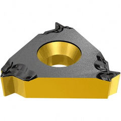 Iscar - 11IRB Internal Right Hand 20 Whitworth Laydown Threading Insert - Grade IC908, TiAlN Coated Carbide - Exact Tooling