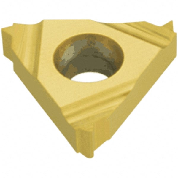 Iscar - 16IL Internal Left Hand 12 UNJ Laydown Threading Insert - Grade IC908, TiAlN Coated Carbide, 9.53mm Inscribed Circle - Exact Tooling