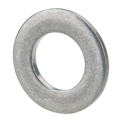 Made in USA - #3L Screw, Grade 300 Stainless Steel Standard Flat Washer - 0.102" ID x 0.18" OD, 0.016" Thick, Passivated Finish, Meets Military Specifications - Exact Tooling