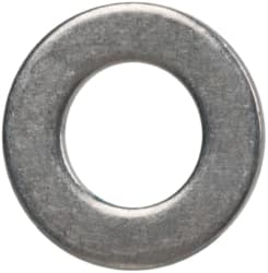 Made in USA - #3 Screw, Grade 300 Stainless Steel Standard Flat Washer - 0.102" ID x 0.18" OD, 0.032" Thick, Passivated Finish, Meets Military Specifications - Exact Tooling