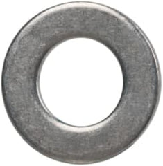 Made in USA - #3 Screw, Grade 300 Stainless Steel Standard Flat Washer - 0.102" ID x 0.18" OD, 0.032" Thick, Passivated Finish, Meets Military Specifications - Exact Tooling