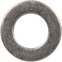 Made in USA - #4L Screw, Grade 300 Stainless Steel Standard Flat Washer - 0.115" ID x 0.209" OD, 0.016" Thick, Passivated Finish, Meets Military Specifications - Exact Tooling