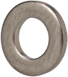 Made in USA - #5 Screw, Grade 300 Stainless Steel Standard Flat Washer - 0.128" ID x 0.238" OD, 0.032" Thick, Passivated Finish, Meets Military Specifications - Exact Tooling