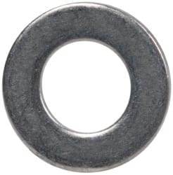 Made in USA - #6L Screw, Grade 300 Stainless Steel Standard Flat Washer - 0.143" ID x 0.267" OD, 0.016" Thick, Passivated Finish, Meets Military Specifications - Exact Tooling