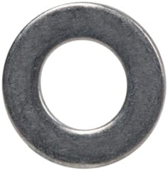 Made in USA - #6L Screw, Grade 300 Stainless Steel Standard Flat Washer - 0.143" ID x 0.267" OD, 0.016" Thick, Passivated Finish, Meets Military Specifications - Exact Tooling