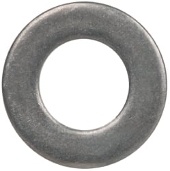 Made in USA - #6L Screw, Grade 300 Stainless Steel Standard Flat Washer - 0.143" ID x 0.267" OD, 0.032" Thick, Passivated Finish, Meets Military Specifications - Exact Tooling