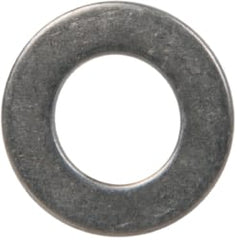 Made in USA - 1/4" Screw, Grade 300 Stainless Steel Standard Flat Washer - 0.255" ID x 0.468" OD, 0.032" Thick, Passivated Finish, Meets Military Specifications - Exact Tooling