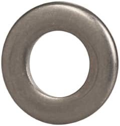 Made in USA - 1/4" Screw, Grade 300 Stainless Steel Standard Flat Washer - 0.255" ID x 0.468" OD, 0.063" Thick, Passivated Finish, Meets Military Specifications - Exact Tooling