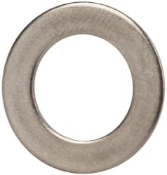 Made in USA - 3/8" Screw, Grade AN960 Stainless Steel Standard Flat Washer - 0.39" ID x 5/8" OD, 0.032" Thick, Passivated Finish, Meets Military Specifications - Exact Tooling