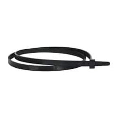 Made in USA - 28" Long Black Nylon Standard Cable Tie - 120 Lb Tensile Strength, 9" Max Bundle Diam - Exact Tooling