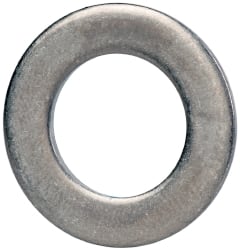 Made in USA - 1/2" Screw, Grade AN960 Stainless Steel Standard Flat Washer - 0.515" ID x 7/8" OD, 0.063" Thick, Passivated Finish, Meets Military Specifications - Exact Tooling