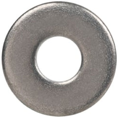 Made in USA - #2L Screw, Grade AN960 Stainless Steel Standard Flat Washer - 0.099" ID x 1/4" OD, 0.016" Thick, Passivated Finish, Meets Military Specifications - Exact Tooling