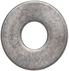 Made in USA - #10L Screw, Grade AN960 Stainless Steel Standard Flat Washer - 0.203" ID x 0.438" OD, 0.032" Thick, Passivated Finish, Meets Military Specifications - Exact Tooling