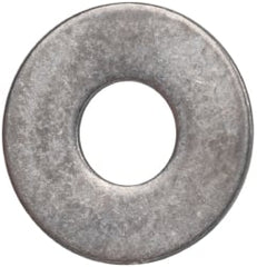 Made in USA - #10L Screw, Grade AN960 Stainless Steel Standard Flat Washer - 0.203" ID x 0.438" OD, 0.032" Thick, Passivated Finish, Meets Military Specifications - Exact Tooling