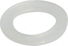 Made in USA - #12 Screw, Grade 6/6 Nylon Standard Flat Washer - 1/4" ID x 3/8" OD, 0.031" Thick, Plain Finish - Exact Tooling