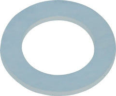 Made in USA - 1/4" Screw, Grade 6/6 Nylon Standard Flat Washer - 0.313" ID x 1/2" OD, 0.031" Thick, Plain Finish - Exact Tooling