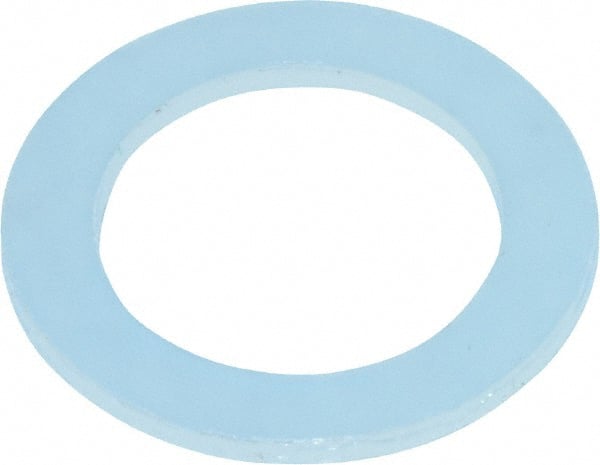 Made in USA - 3/8" Screw, Grade 6/6 Nylon Standard Flat Washer - 3/8" ID x 0.562" OD, 0.031" Thick, Plain Finish - Exact Tooling