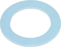 Made in USA - 3/8" Screw, Grade 6/6 Nylon Standard Flat Washer - 3/8" ID x 0.562" OD, 0.031" Thick, Plain Finish - Exact Tooling