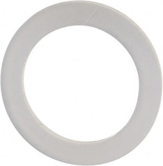 Made in USA - 3/8" Screw, Grade 6/6 Nylon Standard Flat Washer - 7/16" ID x 5/8" OD, 0.031" Thick, Plain Finish - Exact Tooling