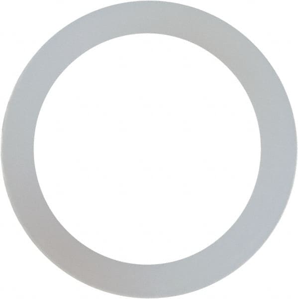 Made in USA - 1/2" Screw, Grade 6/6 Nylon Standard Flat Washer - 1/2" ID x 0.687" OD, 0.031" Thick, Plain Finish - Exact Tooling