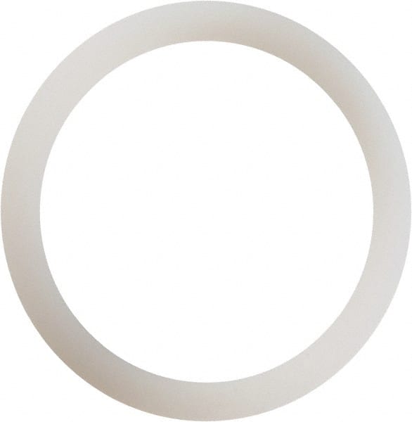 Made in USA - 5/8" Screw, Grade 6/6 Nylon Standard Flat Washer - 21/32" ID x 0.843" OD, 0.062" Thick, Plain Finish - Exact Tooling