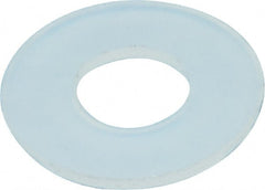 Made in USA - #10 Screw, Grade 6/6 Nylon Standard Flat Washer - 0.2" ID x 0.45" OD, 0.031" Thick, Plain Finish - Exact Tooling