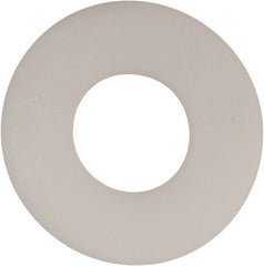 Made in USA - 7/16" Screw, Grade 6/6 Nylon Standard Flat Washer - 0.469" ID x 1-1/8" OD, 0.062" Thick, Plain Finish - Exact Tooling