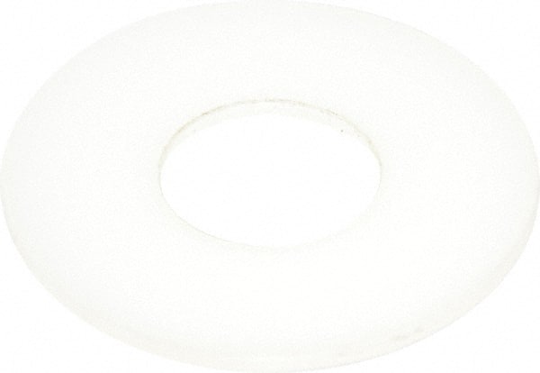 Made in USA - 3/4" Screw, Grade 6/6 Nylon Standard Flat Washer - 0.812" ID x 2" OD, 0.1" Thick, Plain Finish - Exact Tooling