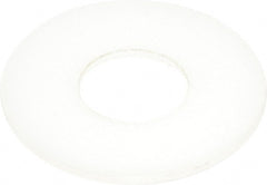 Made in USA - 3/4" Screw, Grade 6/6 Nylon Standard Flat Washer - 0.812" ID x 2" OD, 0.1" Thick, Plain Finish - Exact Tooling